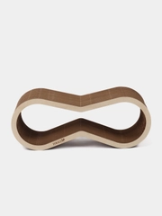 Когтеточка для кошек и лежанка Muzzle 2 в 1 из гофрокартона напольная, 65 х 22 x 25 см