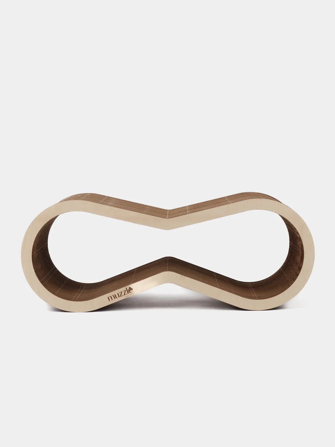 Когтеточка для кошек и лежанка Muzzle 2 в 1 из гофрокартона напольная, 65 х 22 x 25 см