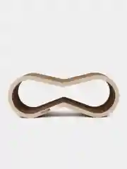 Когтеточка для кошек и лежанка Muzzle 2 в 1 из гофрокартона напольная, 65 х 22 x 25 см