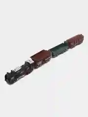 Угольный железная дорога детская/ поезд игрушка с вагонами со светом/ на батарейках