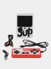 Белый портативная игровая приставка Sup game Plus, 400 в 1, с джойстиком, карманный геймпад