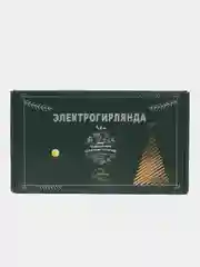 Желтый гирлянда-штора "Хвойная лапа"