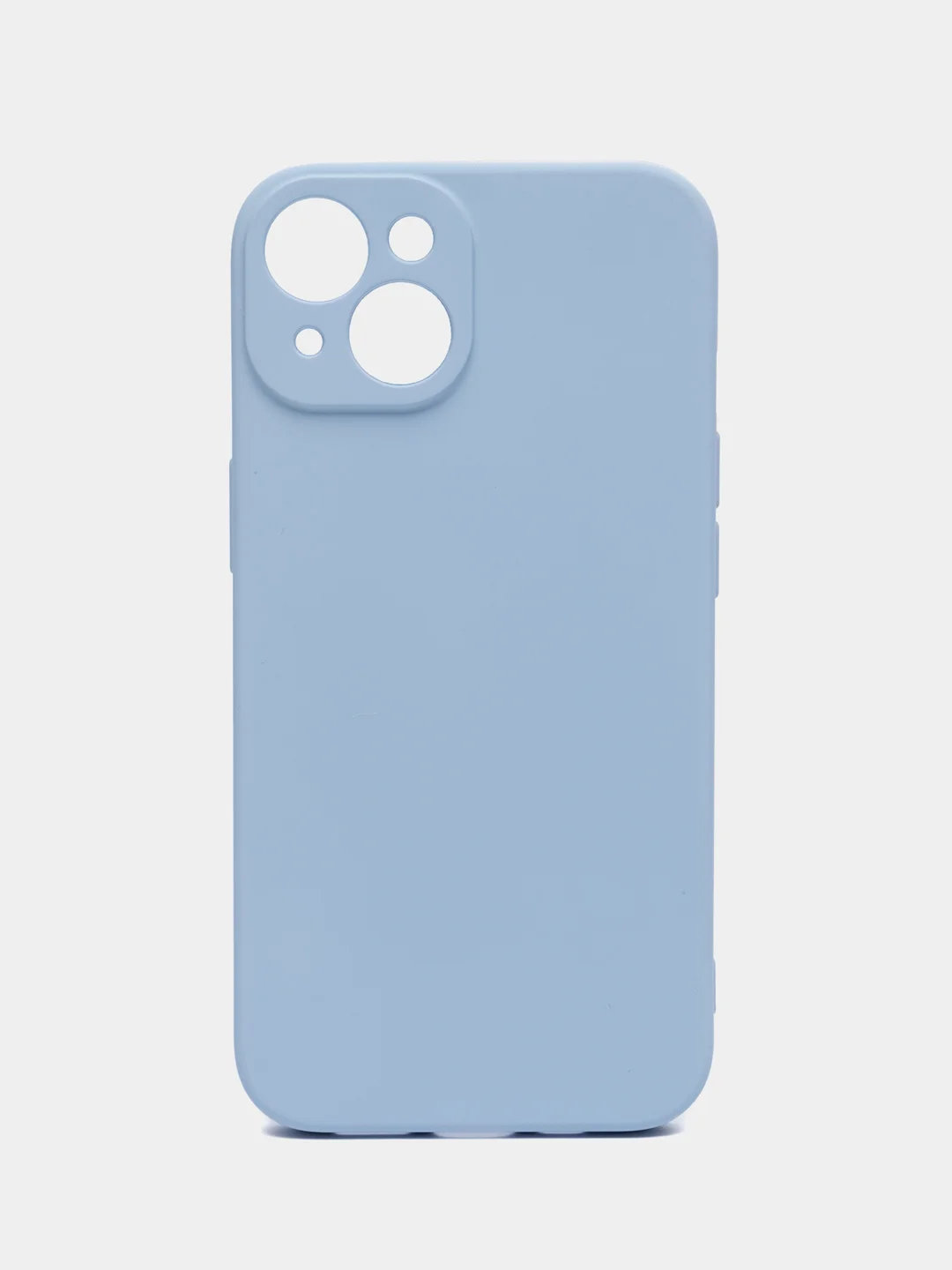 Голубой чехол Silicone Case для iPhone (Айфон) 11, 12, 13, 14, 15, Pro, Pro Max
