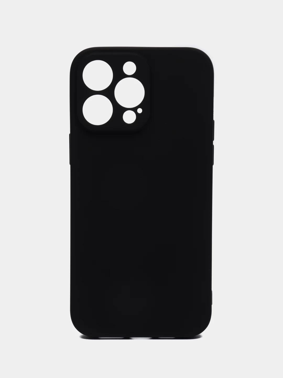 Черный чехол Silicone Case для iPhone (Айфон) 11, 12, 13, 14, 15, Pro, Pro Max