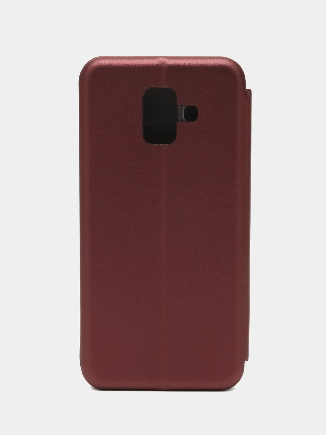 Бордовый чехол-книжка Samsung Galaxy A6 2018, Самсунг Галакси А6 2018