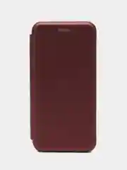 Бордовый чехол-книжка Samsung Galaxy A6 2018, Самсунг Галакси А6 2018