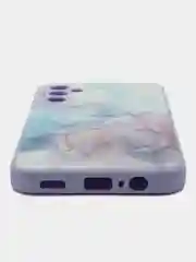 Лавандовый чехол для Samsung Galaxy A14 (Самсунг Галакси А14), пластиковый, глянцевый