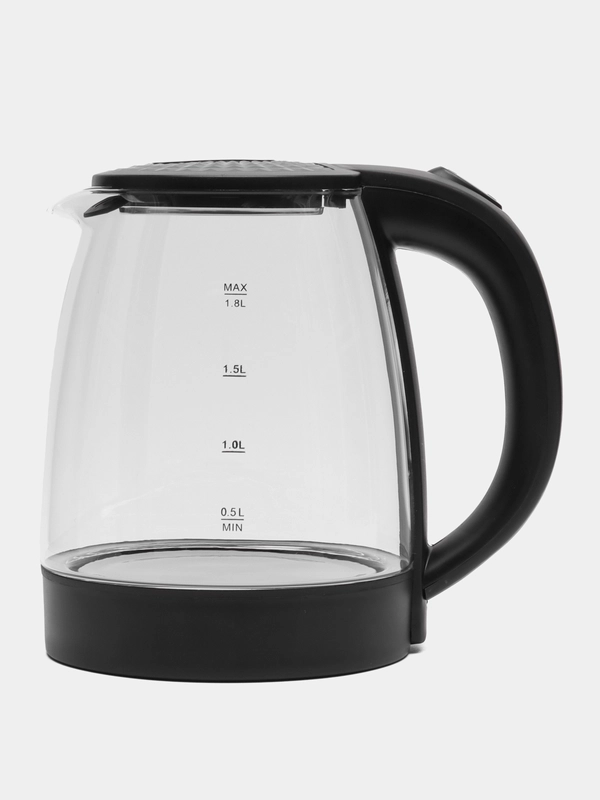 Чайник электрический GLB-YC312, стеклянный, 1.8 л