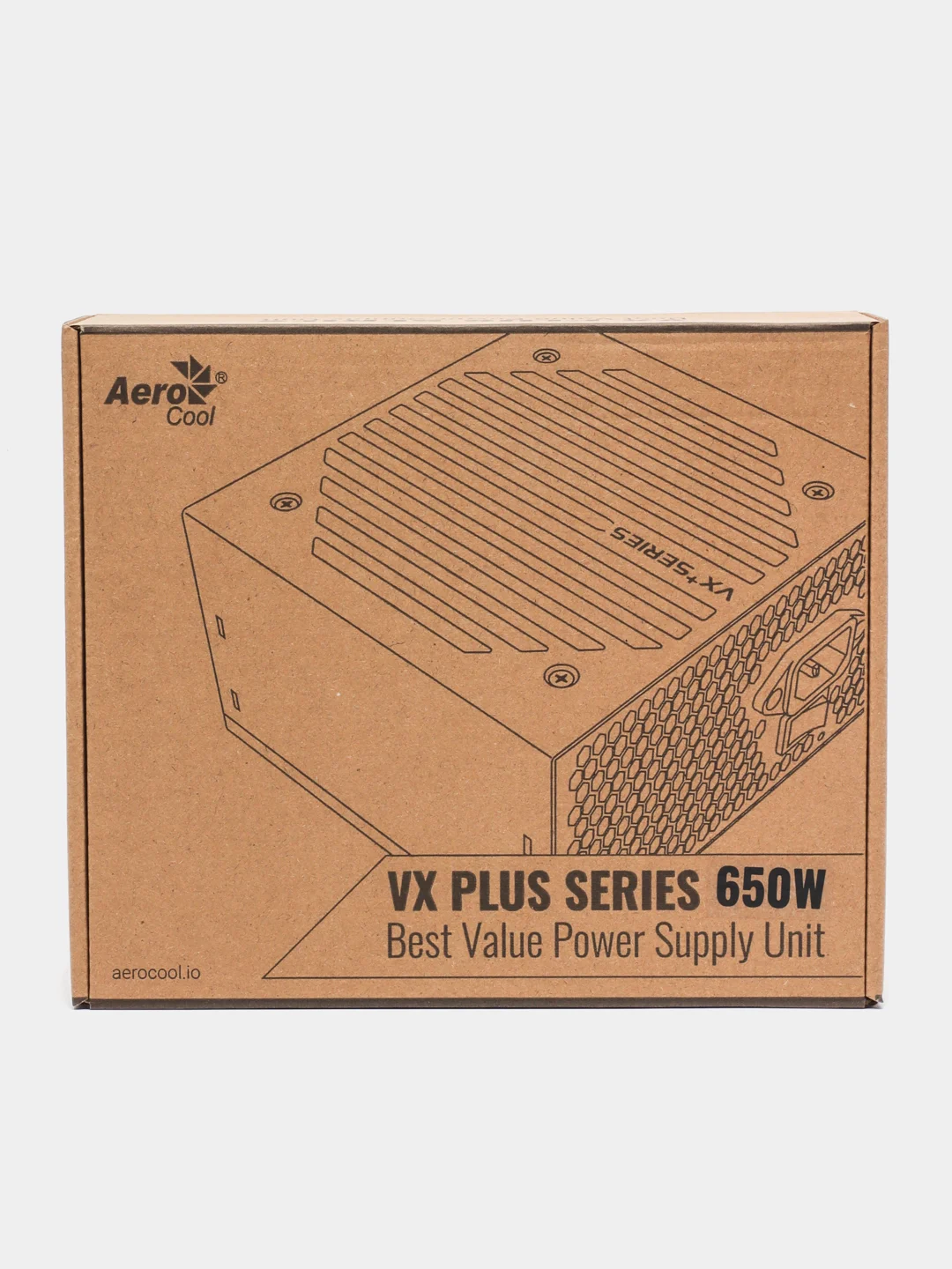 Блок питания Aerocool VX PLUS 650W, 650 Вт, 120 мм, черный