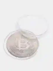 Золотой сувенирная монета "Биткоин"