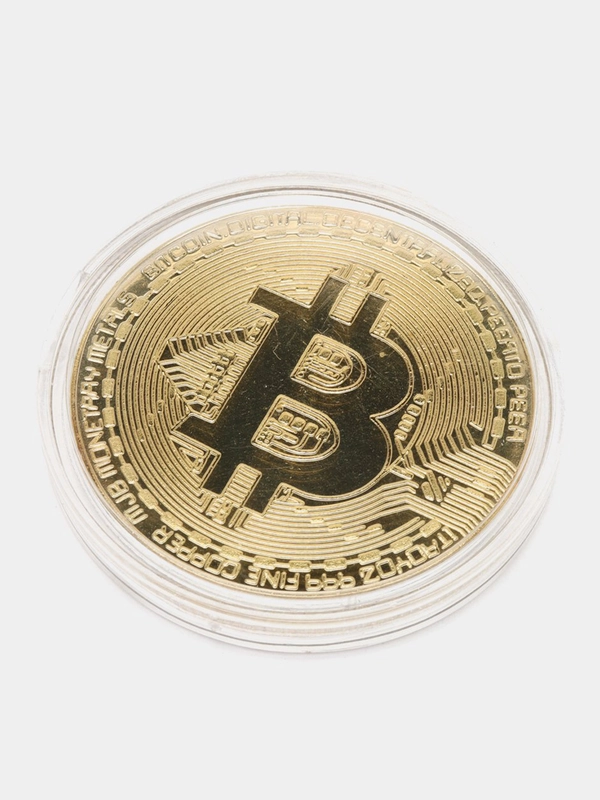 Биткоин монета сувенир "Bitcoin"