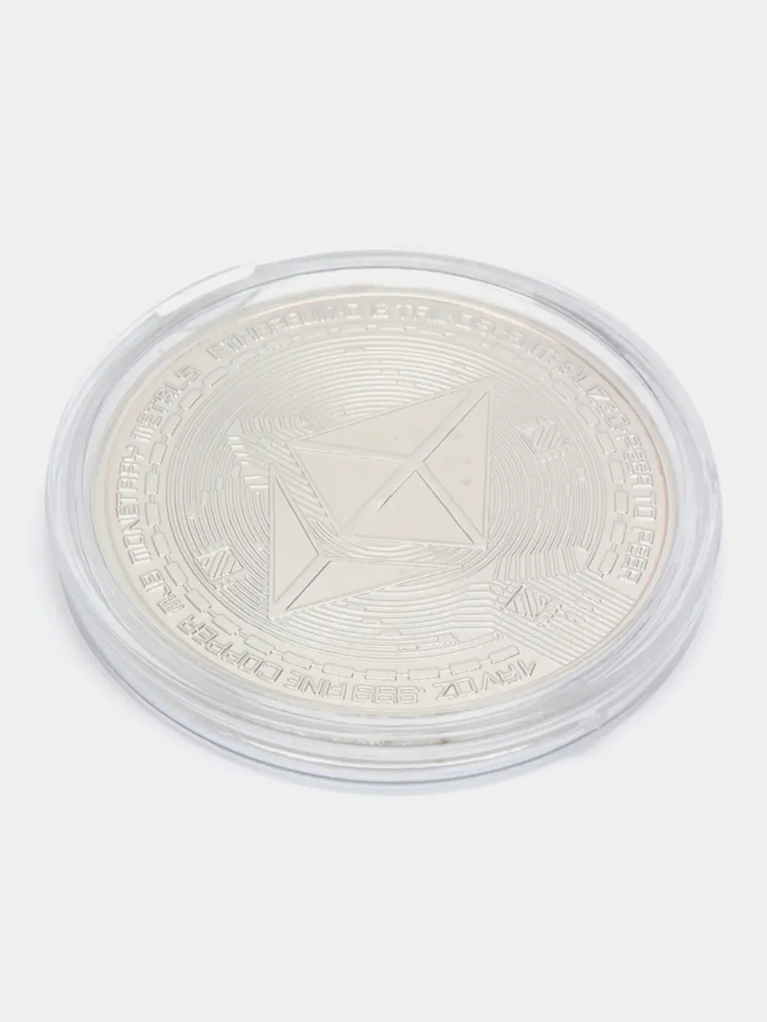 Серебряный сувенирная монета Ethereum