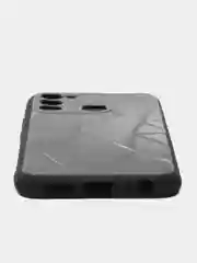 Тёмно-серый силиконовый чехол для Tecno Spark Go 2022/Spark 8C (Спарк 8С), с принтом, с рисунком