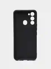 Фиолетовый силиконовый чехол для Tecno Spark Go 2022/Spark 8C (Спарк 8С), с принтом, с рисунком