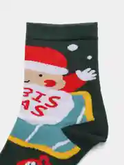 Зеленый носки новогодние 36-41