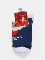 Синий носки новогодние 36-41