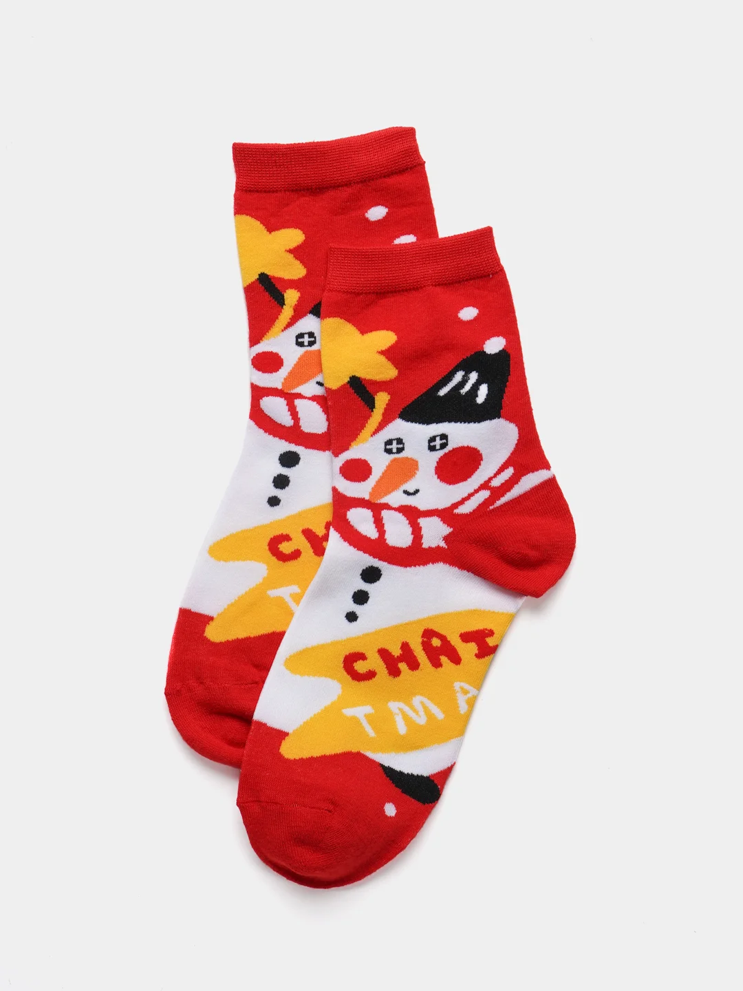 Серый носки новогодние 36-41