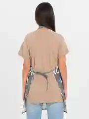 Разноцветный фартук кухонный женский, с карманом