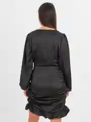 Черный платье шелковое женское
