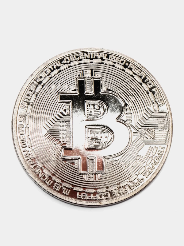 Сувенирная монета Биткоин (Bitcoin)