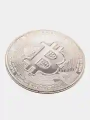 Золотой сувенирная монета Биткоин (Bitcoin)