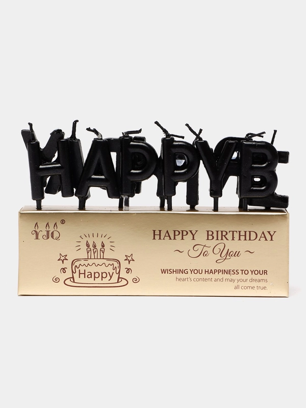 Набор свечей для торта на день рождения Happy Birthday