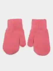 Кораллово-розовый варежки детские, утепленные