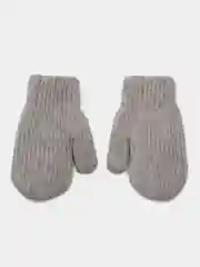 Серый варежки детские, утепленные