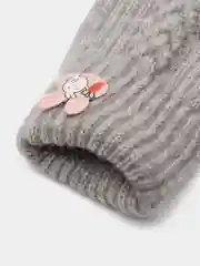 Серый варежки детские, утепленные