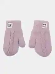 Сиреневый варежки детские, утепленные