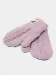 Сиреневый варежки детские, утепленные
