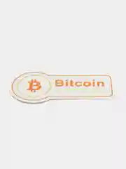 Золотой монета Bitcoin, сувенирный Биткоин