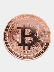 Монета Bitcoin, сувенирный Биткоин