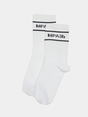 Носки с надписью "Мразь"