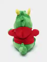 Бежевый меланж брелок-подвеска "Котакула", мягкая игрушка "Дракон в худи"