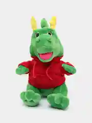 Бежевый меланж брелок-подвеска "Котакула", мягкая игрушка "Дракон в худи"
