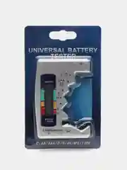 Тестер для батареек ААА, АА, С, 9V, D, N, таблетки 3В, компактный