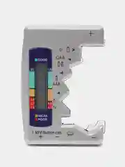 Тестер для батареек ААА, АА, С, 9V, D, N, таблетки 3В, компактный