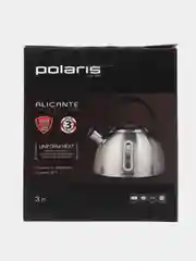Чайник со свистком Polaris Alicante-3LN, серый