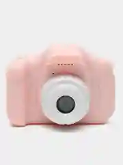 Розовый фотоаппарат детский