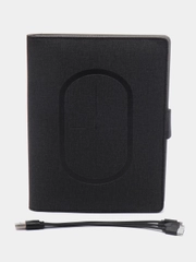 Ежедневник PowerBank с беспроводной зарядкой