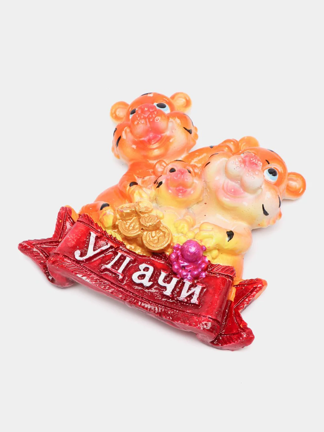Тёмно-бирюзовый магниты на холодильник тигр новогодний