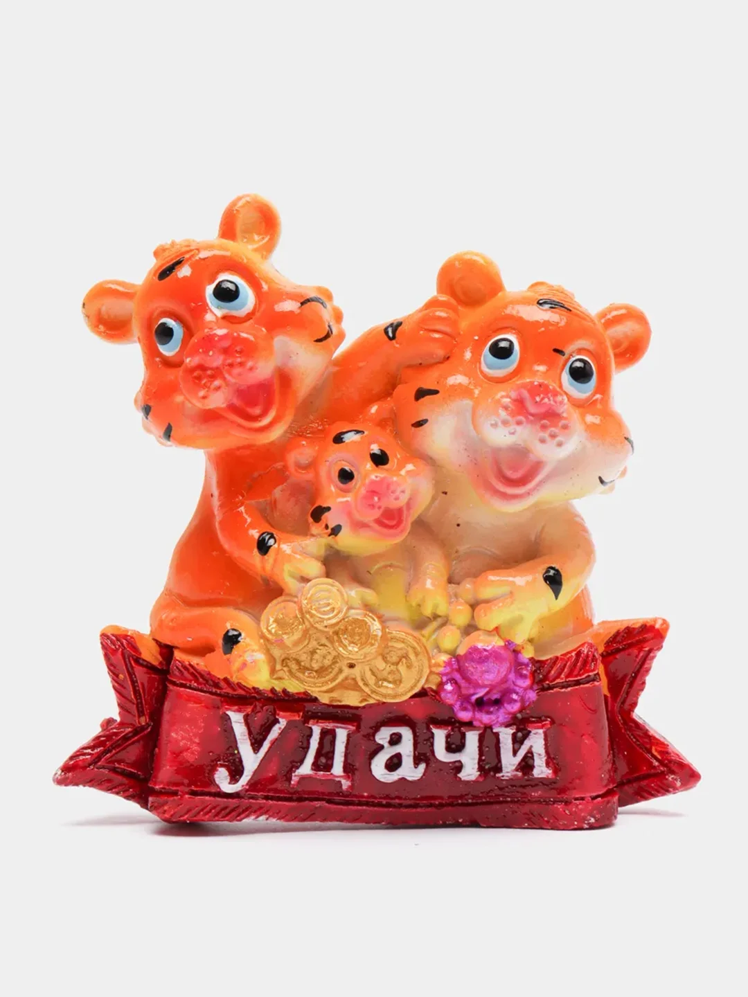 Тёмно-бирюзовый магниты на холодильник тигр новогодний