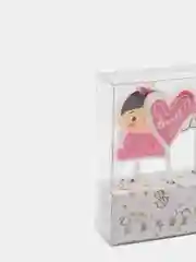 Серебряный праздничные свечи для торта
