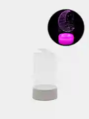 Бордовый светильник 3D ночник светодиодный RGB LED с пультом подарок на Новый год