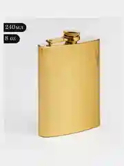 Золотой фляжка из нержавеющей стали, Лучший охотник, фляга 9 oz (240 мл)