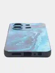 Тёмно-бирюзовый силиконовый чехол для Infinix NOTE 30, с принтом, с рисунком Инфиникс Ноут 30