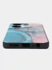 Фуксия силиконовый чехол для Tecno POVA 5, с принтом, с рисунком, Техно Пова 5