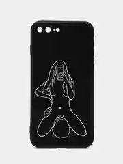 Аметистовый силиконовый чехол для iPhone 15 14 13 12 11 Pro Max Mini Plus XR XS X 7 8+ SE2 с принтом