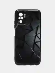 Тёмно-серый силиконовый чехол для Xiaomi Redmi Note 10S / Note 10 4G / Poco m5S, с рисунком, с принтом